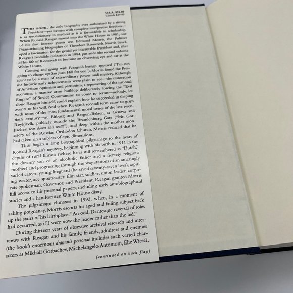 Dutch: A Memoir of Ronald Reagan - Edmund Morris - 1999 First Edition Biography - Picture 5 of 9